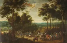 The hunt of the Cardinal-Infante, between 1636 and 1638. Creator: Pieter Snayers