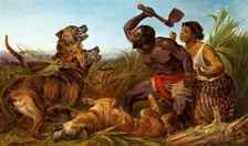 The Hunted Slaves, 1862. Creator: Richard Ansdell