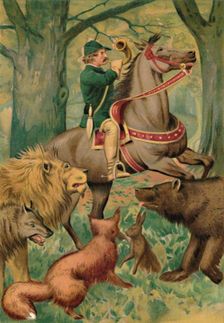 The Hunter and the Animals 1901. Artist: Edward Henry Wehnert