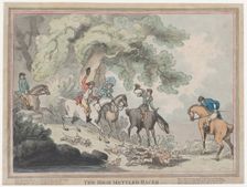 The Hunter (from The Life of a Racehourse, or The High-Mettled Racer), July 20, 1789., July 20, 1789 Creator: Thomas Rowlandson