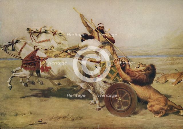 'The Hunter Hunted', late 19th-early 20th century, (1922).  Creator: Briton Riviere.
