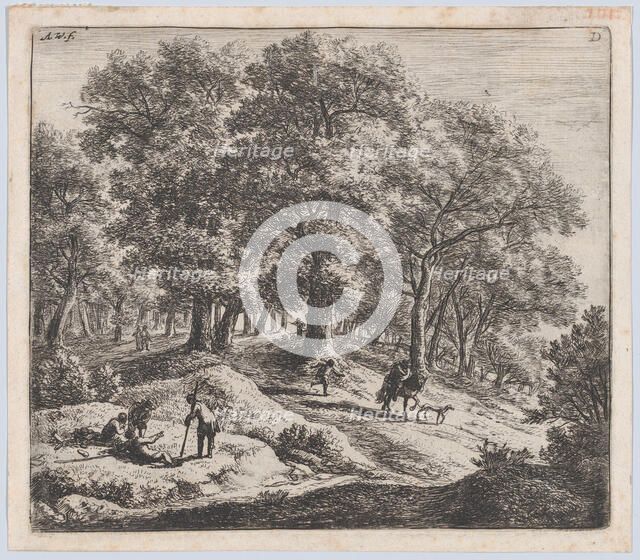 The Hunters, 17th century. Creator: Anthonie Waterloo.