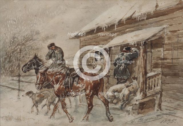 The hunters, 1885.