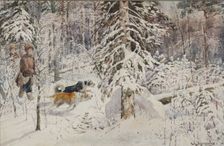 The hunters, Second Half of the 19th cen.