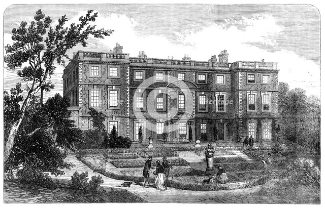 The Hunting Disaster in Yorkshire: Newby Hall...near the scene of the calamity, 1869. Creator: Unknown.