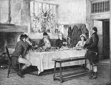 'The Hunting Morn", after W Dendy Sadler 1890. Creator: Unknown