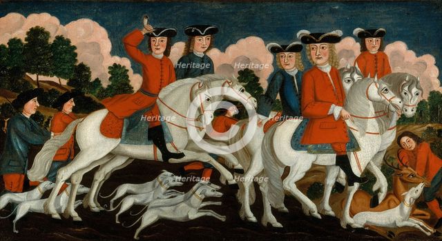 The Hunting Party—New Jersey, ca. 1750. Creator: Unknown.