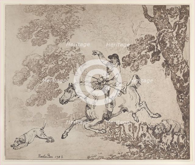 The Huntsman, 1785., 1785. Creator: Thomas Rowlandson.