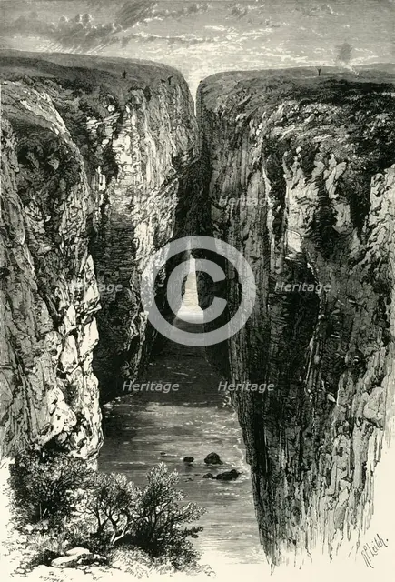 'The Huntsman's Leap', c1870.