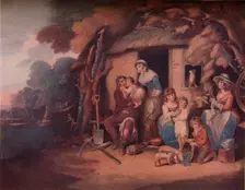 The Husbandman's - Saturday Evening: Return from Labour c1789. Artist: William Nutter