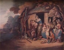 The Husbandman's - Saturday Evening: Return from Labour c1789. Artist: William Nutter