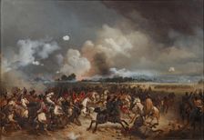 The hussars on the attack during the storming of Warsaw on September 1831, 1872