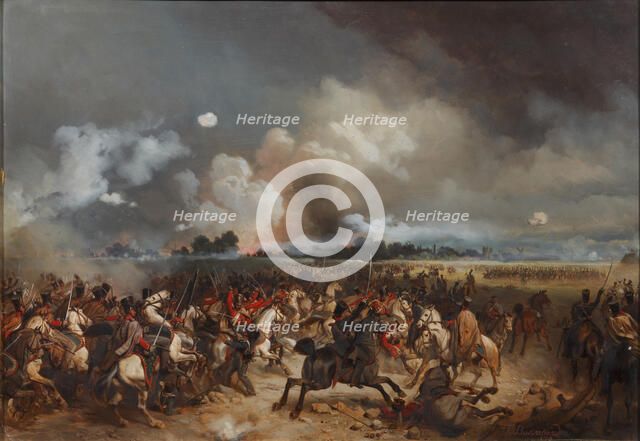 The hussars on the attack during the storming of Warsaw on September 1831, 1872.