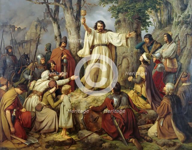 The Hussite Sermon, 1836. Creator: Lessing, Carl Friedrich (1808-1880).