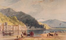 The Hurduwar - where the Ganges enters the Plains of Hindoostan c1786-1791, (1935). Artist: William Daniell