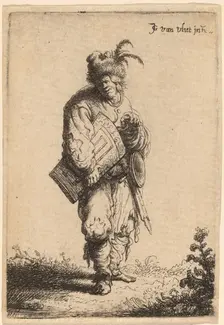 The Hurdy-Gurdy Player, 1632. Creator: Jan Georg van Vliet