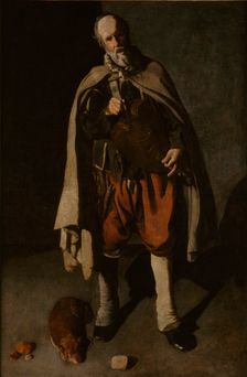 The Hurdy-Gurdy Player with a Dog, ca 1625