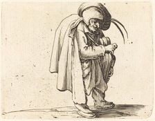 The Hurdy-Gurdy Player, c. 1622. Creator: Jacques Callot