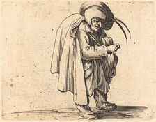 The Hurdy-Gurdy Player, c. 1622. Creator: Jacques Callot