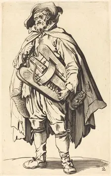 The Hurdy-Gurdy Player. Creator: Unknown
