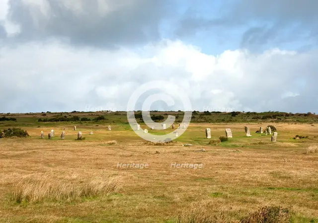 The Hurlers stone circles, Minions, Cornwall, 2006. Artist: Historic England Staff Photographer.