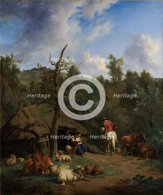 The Hut, 1671. Creator: Adriaen van de Velde.