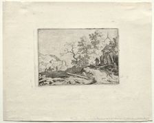 The Hut with the Rustic Fence. Creator: Allart van Everdingen (Dutch, 1621-1675)