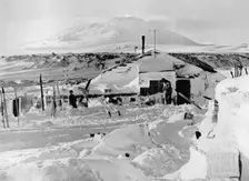 The Hut After The Winter c1911, (1913). Artist: Herbert Ponting