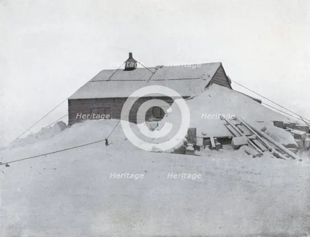'The Hut at Cape Adare', c1911, (1913). Artist: G Murray Levick.