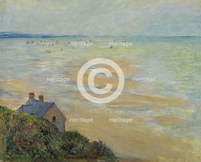 The Hut in Trouville, Low Tide, 1881. Creator: Monet, Claude (1840-1926).