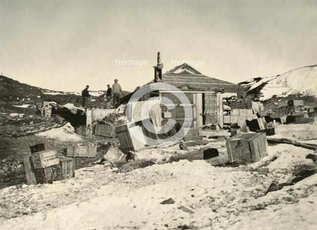 'The Hut in Summer Time; Coal Bags at the Left', c1908, (1909).  Artist: Unknown.