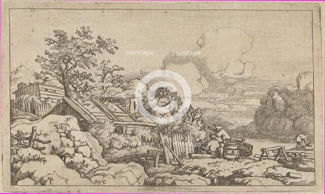 The Hut of the Carpenter, 17th century. Creator: Allart van Everdingen.