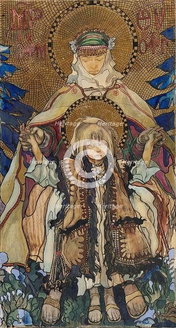 The Huzulian Madonna, 1909. Creator: Kazimierz Sichulski.