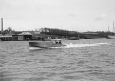 The hydroplane Angela II 1913. Creator: Kirk & Sons of Cowes