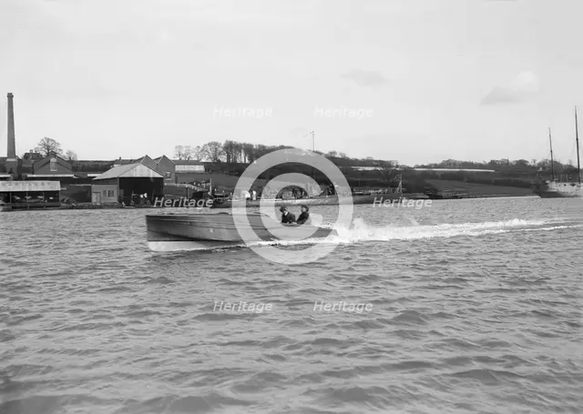 The hydroplane 'Angela II', 1913. Creator: Kirk & Sons of Cowes.