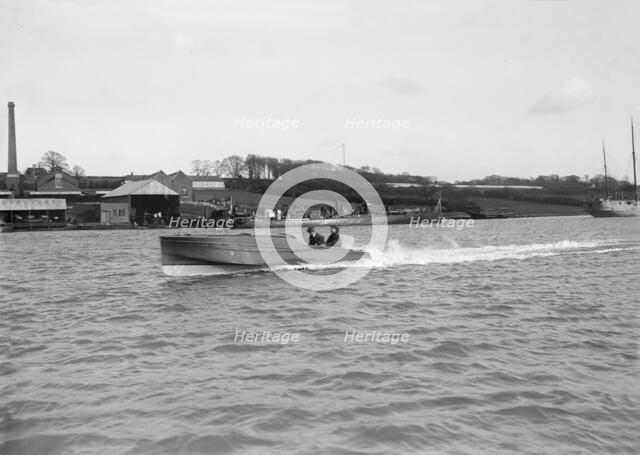 The hydroplane 'Angela II', 1913. Creator: Kirk & Sons of Cowes.