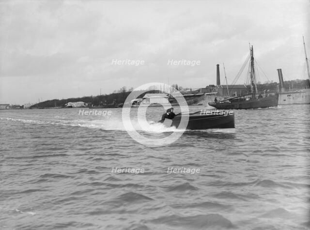 The hydroplane 'Angela II', 1913. Creator: Kirk & Sons of Cowes.