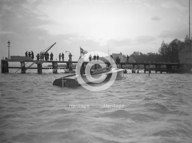 The hydroplane 'Brunhilde'. Creator: Kirk & Sons of Cowes.