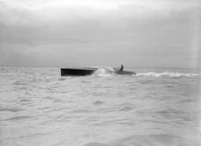 The hydroplane Brunhilde under way. Creator: Kirk & Sons of Cowes
