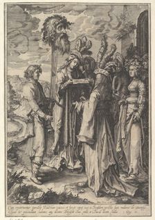 The Hymn of the Daughters of Israel and David (copy).n.d. Creator: Jan Saenredam