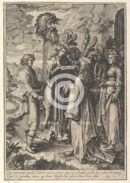 The Hymn of the Daughters of Israel and David (copy).n.d. Creator: Jan Saenredam.