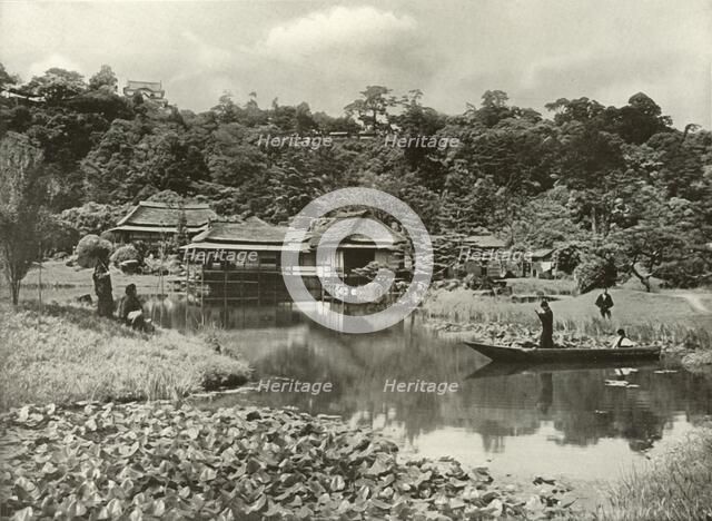 'The Ha-Kei-Tei Inn and Garden at Hikone', 1910. Creator: Herbert Ponting.