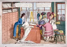 The haberdasher dandy London, c1818. Artist: C Williams