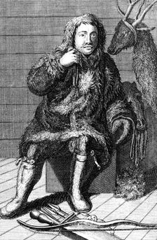 The Habit of a Lapland Man 19th century.Artist: S Hulett