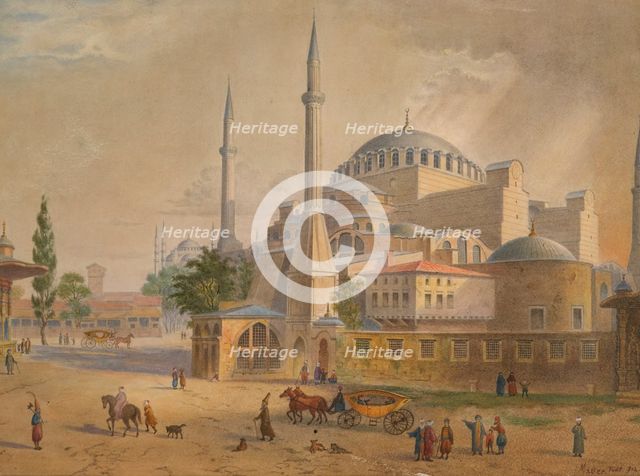 The Hagia Sophia in Constantinople.