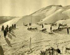 The Hafelekarbahn ski lift, Innsbruck, Tyrol, Austria, c1935. Creator: Unknown