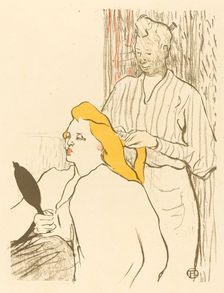 The Hairdresser - Program for the Théâtre Libre (Le coiffeur - Programme du Théâtre Libre), 1893. Creator: Henri de Toulouse-Lautrec