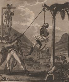 The Haitian Revolution. Slave rebellion on the night of 21 August 1791, 1805. Creator: Rainsford, Marcus (ca 1758-1817)