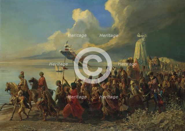 The Hajj. Artist: Dehodencq, Alfred (1822-1882)