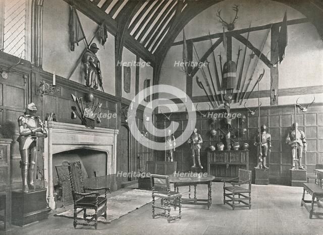 The Hall at Ockwells Manor, 1905. Artist: Unknown